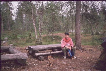 Ravadasnjargan telttailu- ja tulentekopaikka 20.7.1989