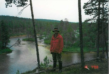 Suomun ja Muorravaarakkajoen yhtym�kohta 16.7.2000