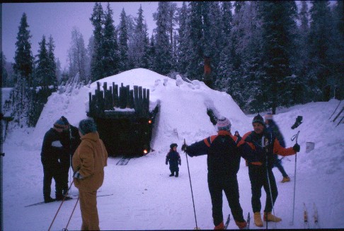 Henna Velhonkodalla jouluaattona24.12.1997